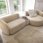 Upholstered modular corner sofa 2L+TPFT+OTR Nobe Gr1