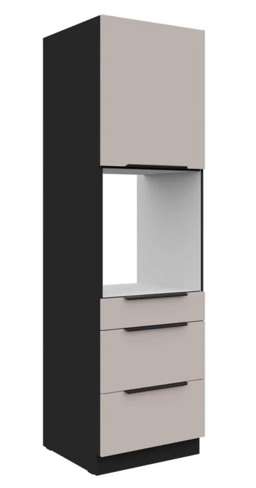 60 cm column cabinet with drawers Arona 60 DPS-210 3S 1F