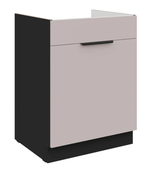Base cabinet 60 cm, sink, drawer Arona 60 ZL 1S BB PREMIUM BOX