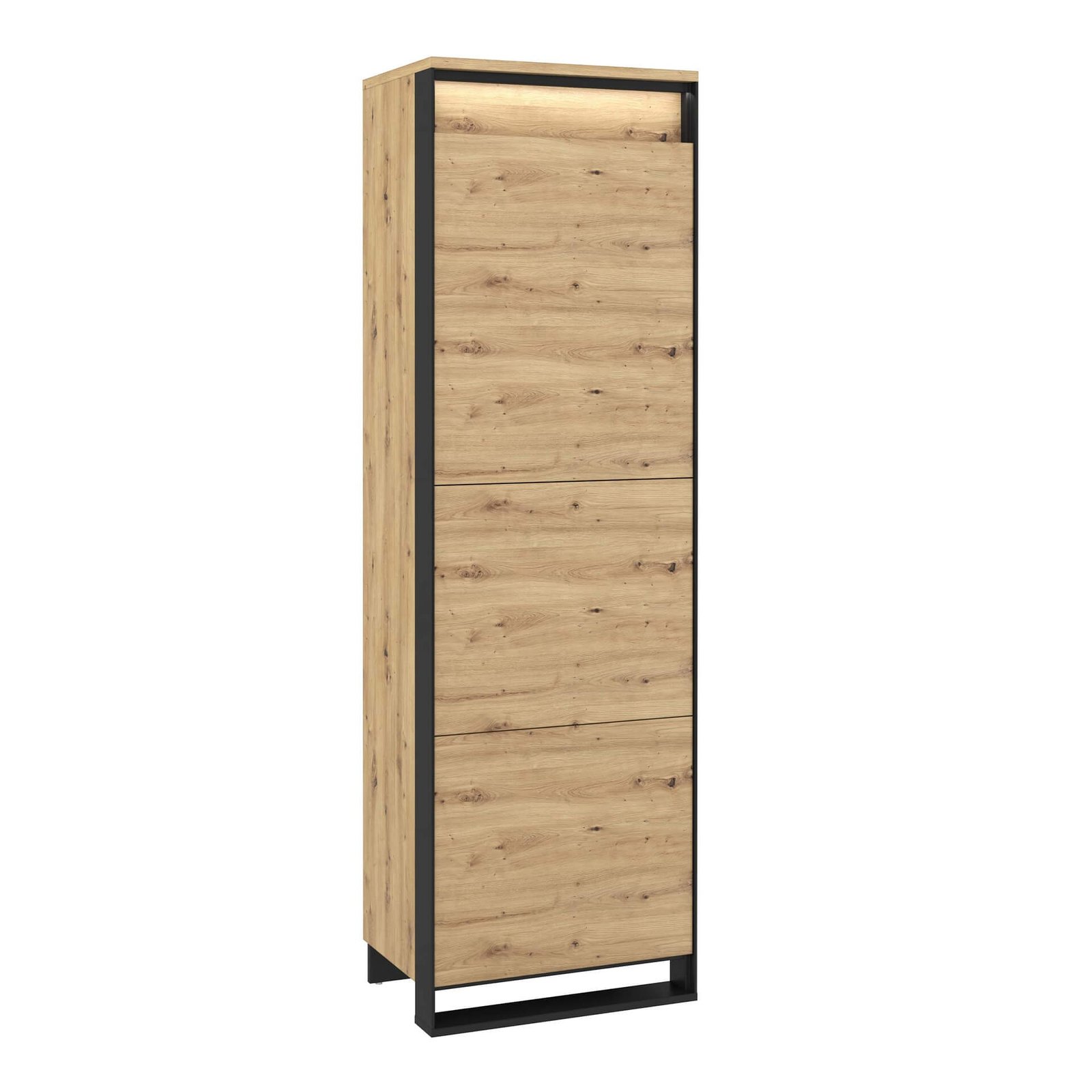 QUANT QA-02 wardrobe, oak/black