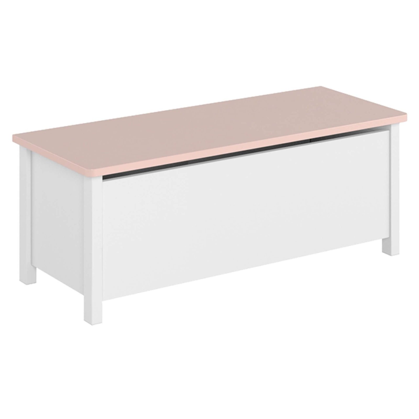 LUNA LN-10 chest of drawers | White, pink