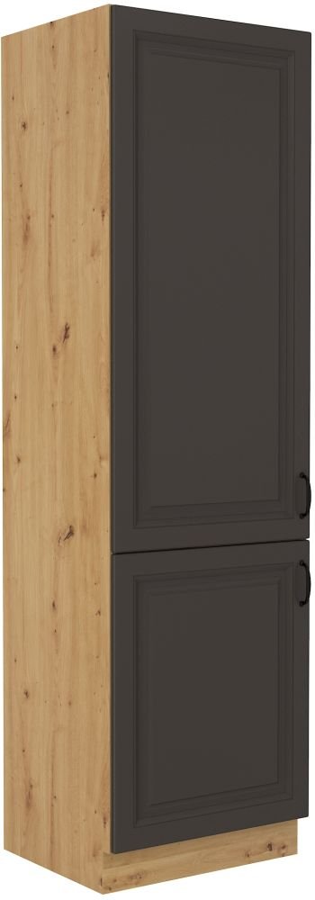 Stillo artisan/graphite 60 DK-210 2F column cabinet with shelves, 60 cm, pantry
