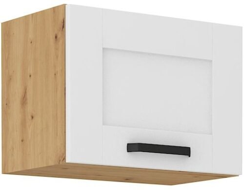 Wall cabinet with hood 50 cm Luna white/artisan 50 GU-36 1F