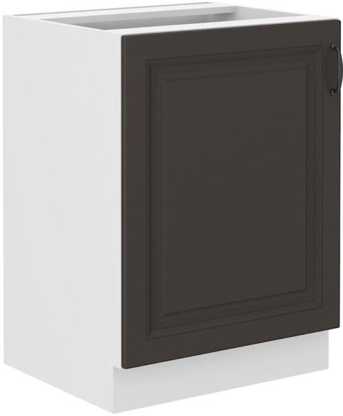 Base cabinet 60 cm Stillo white/graphite 60 D 1F BB