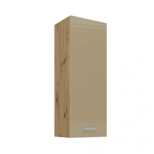 Wall cabinet 40 cm Artisan cappuccino glossy 40 G-108 1F