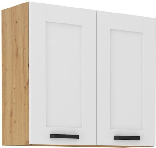 Wall cabinet 80 cm Luna white/artisan 80 G-72 2F