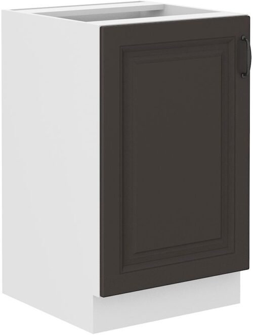 Base cabinet 50 cm, Stillo sink white/graphite 50 ZL 1F BB