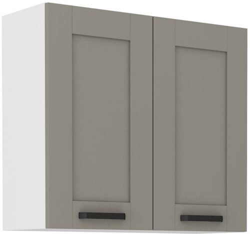 Wall cabinet 80 cm Luna white/clay grey 80 G-72 2F