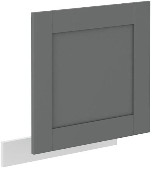 Dishwasher front, 60 cm, open panel, Luna, white/dust grey, ZM, 570×596