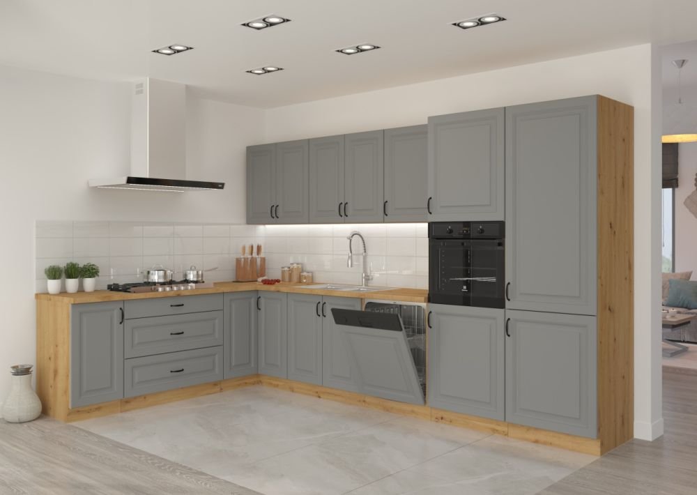 Wall cabinet 60 cm Stillo artisan/dust grey 60 G-90 1F - Image 2