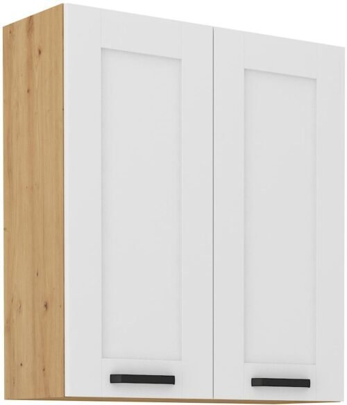 Wall cabinet 80 cm Luna white/artisan 80 G-90 2F