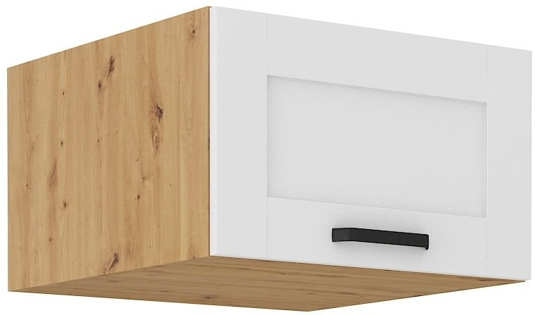 Low deep wall cabinet 60 cm Luna white/artisan 60 NAGU-36 1F