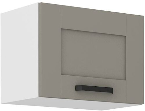 Wall cabinet with hood 50 cm Luna white/clay gray 50 GU-36 1F
