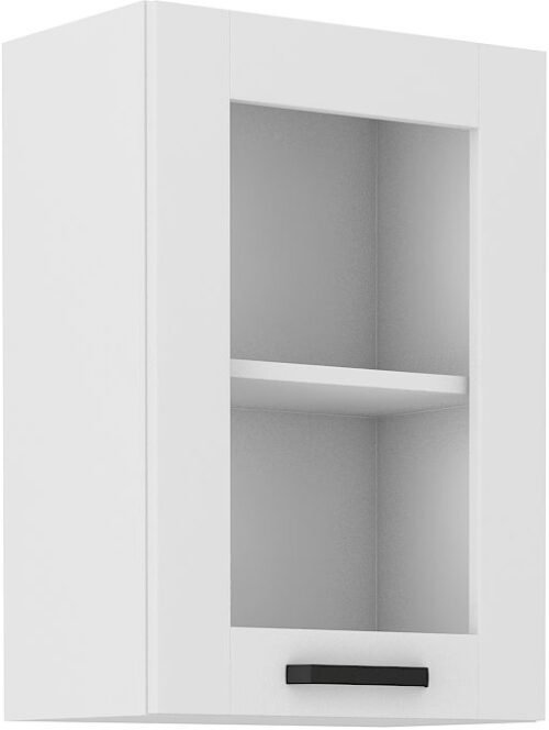 Wall cabinet 40 cm display case Luna white 40 GS-72 1F