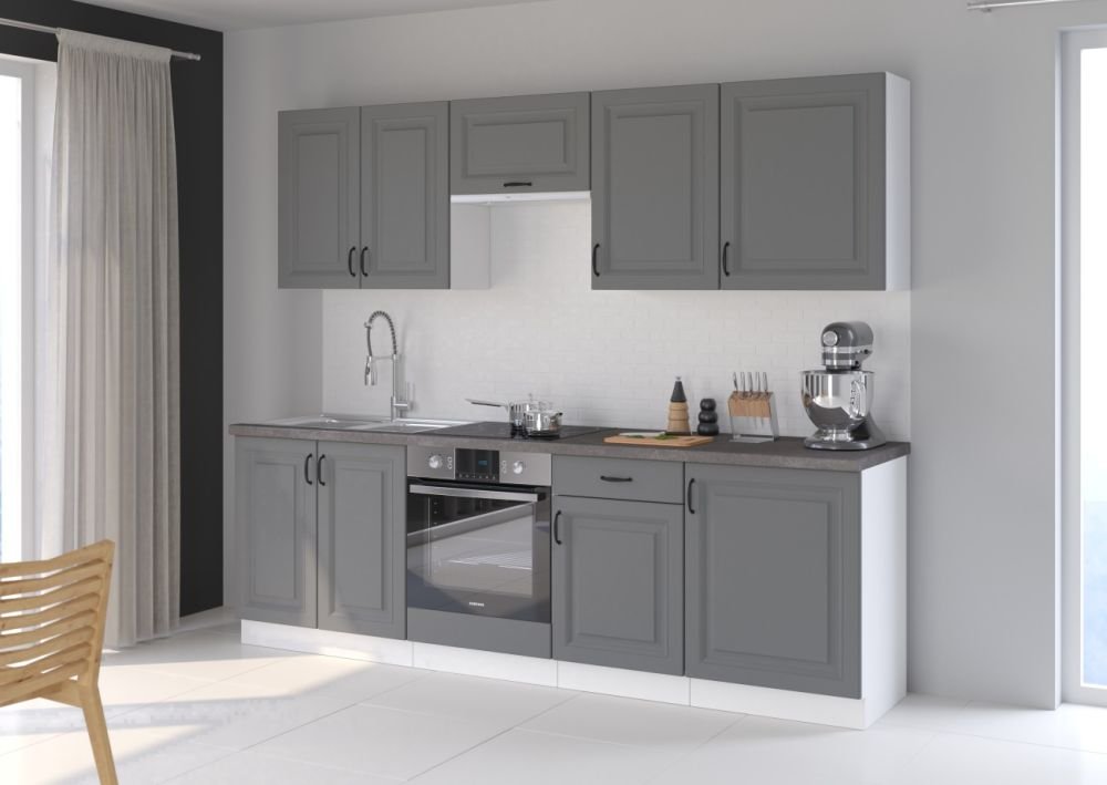 Low deep wall cabinet 60 cm Stillo white/dust grey 60 NAGU-36 1F - Image 3