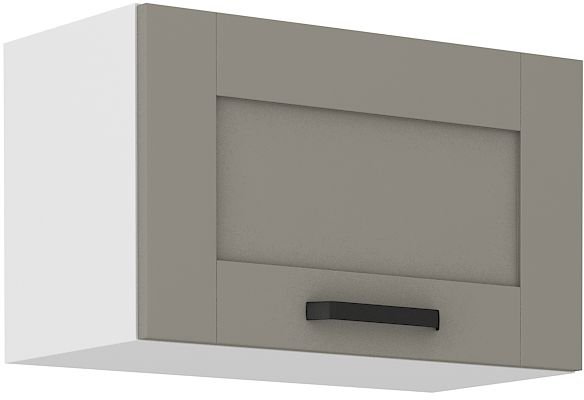 Wall cabinet with hood 60 cm Luna white/clay gray 60 GU-36 1F