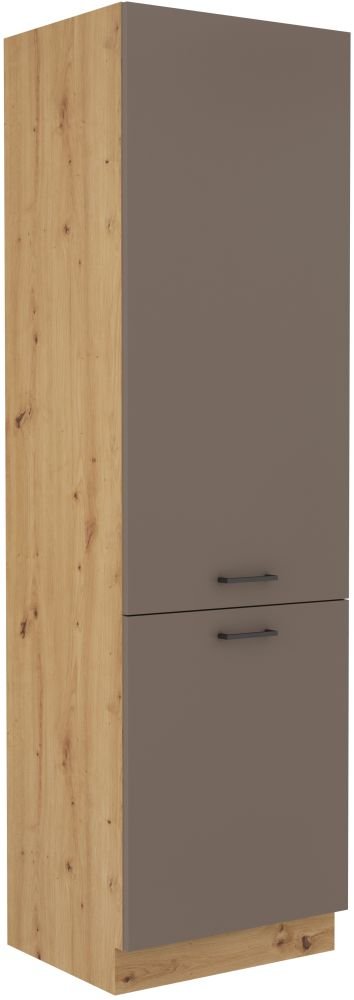Column pantry cabinet 60 cm with shelves Bolonia 60 DK-210 2F