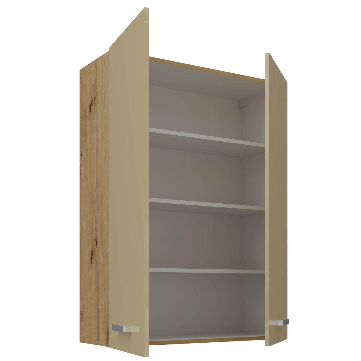 Wall cabinet 80 cm Artisan cappuccino glossy 80 G-108 2F - Image 2