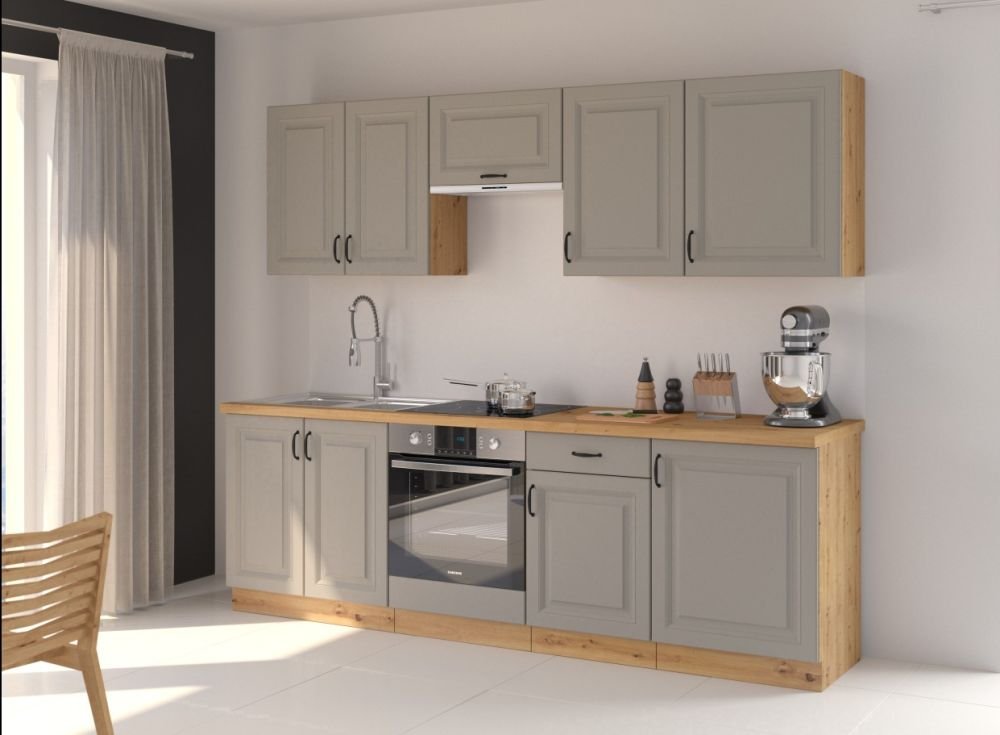 Wall cabinet 80 cm Stillo artisan/clay grey 80 G-108 2F - Image 3