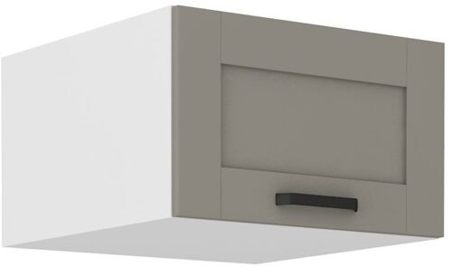 Low deep wall cabinet 60 cm Luna white/clay grey 60 NAGU-36 1F
