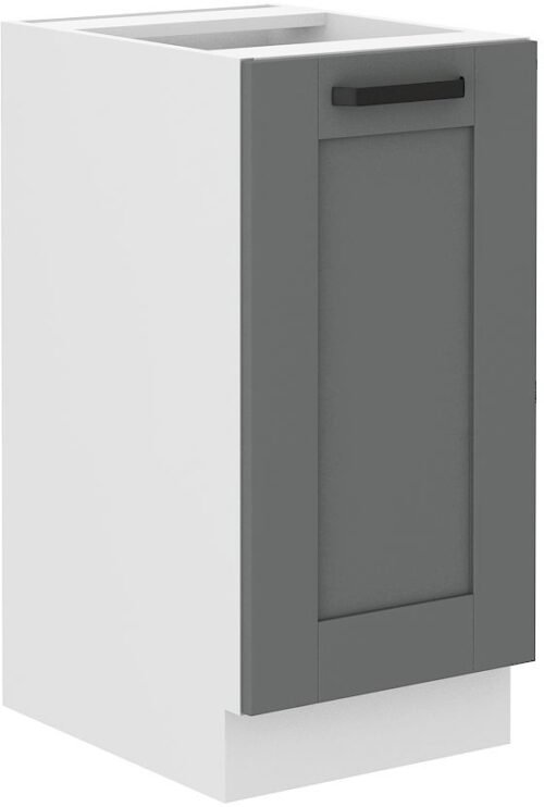 Base cabinet 40 cm Luna white/dust grey 40 D 1F BB