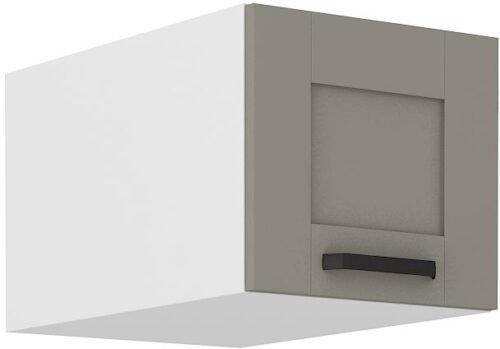 Low wall cabinet, 40 cm deep, Luna white/clay grey 40 NAGU-36 1F