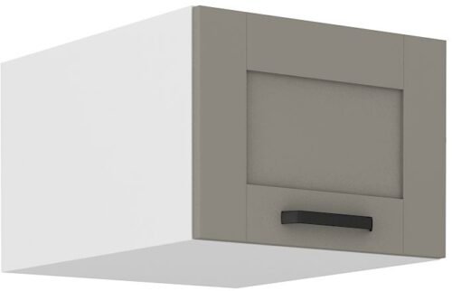 Low wall cabinet, deep, 50 cm, Luna white/clay grey, 50 NAGU-36 1F