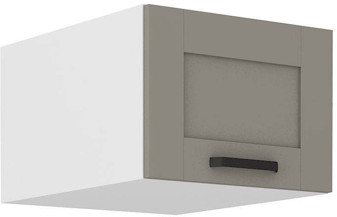 Low wall cabinet, deep, 50 cm, Luna white/clay grey, 50 NAGU-36 1F
