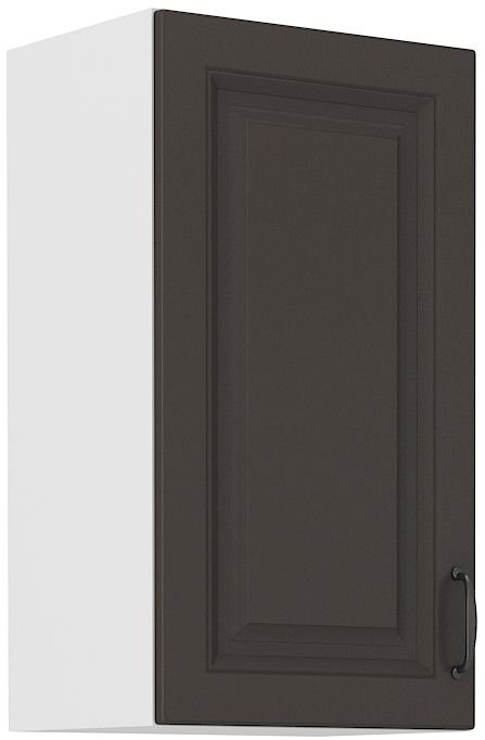 Wall cabinet 40 cm Stillo white/graphite 40 G-72 1F