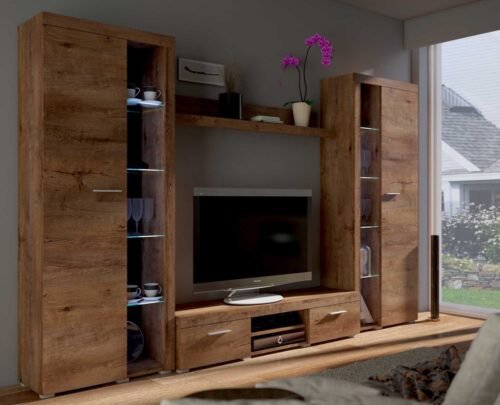 Rumba XL wall cabinet, Lefkas oak