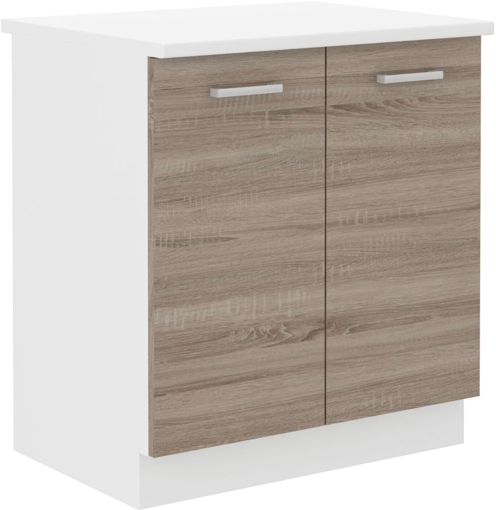 Base cabinet 80 cm Dave 80D2F with table top