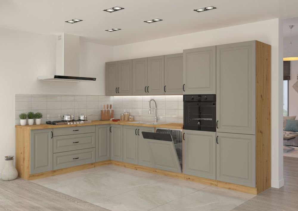 Wall cabinet 80 cm Stillo artisan/clay grey 80 G-108 2F - Image 7