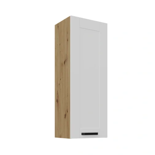 Wall cabinet 40 cm Luna white/artisan 40 G-108 1F