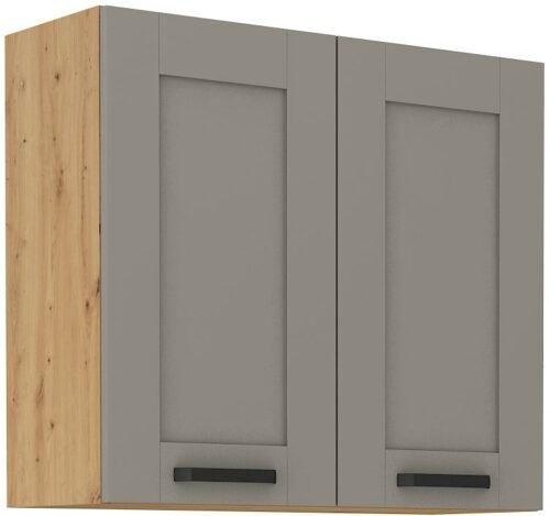 Wall cabinet 80 cm Luna artisan/clay grey 80 G-72 2F