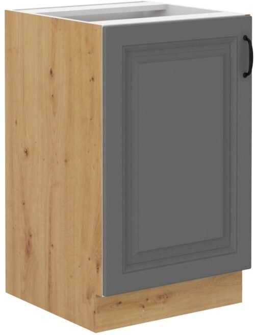 Base cabinet 50 cm, Stillo artisan/dust grey sink 50 ZL 1F BB