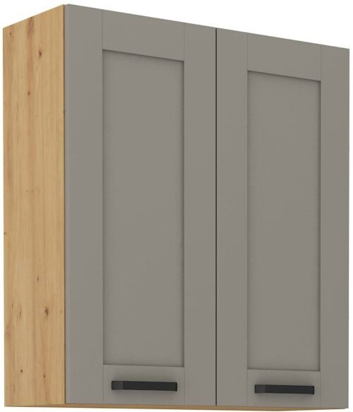 Wall cabinet 80 cm Luna artisan/clay grey 80 G-90 2F