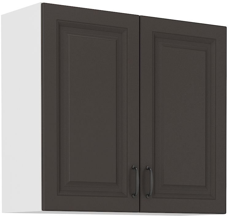 Wall cabinet 80 cm Stillo white/graphite 80 G-72 2F