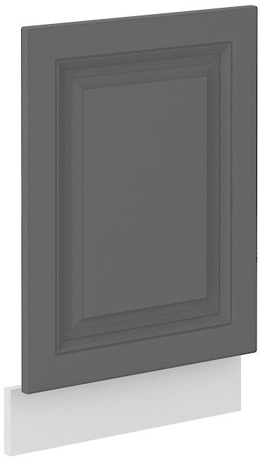 Dishwasher front, 45 cm, open panel, Stillo, white/dust grey, ZM, 570x446