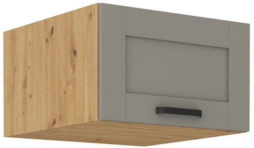Low deep wall cabinet 60 cm Luna artisan/clay grey 60 NAGU-36 1F