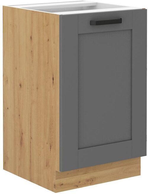 Base cabinet 50 cm, Luna artisan/dust grey sink 50 ZL 1F BB