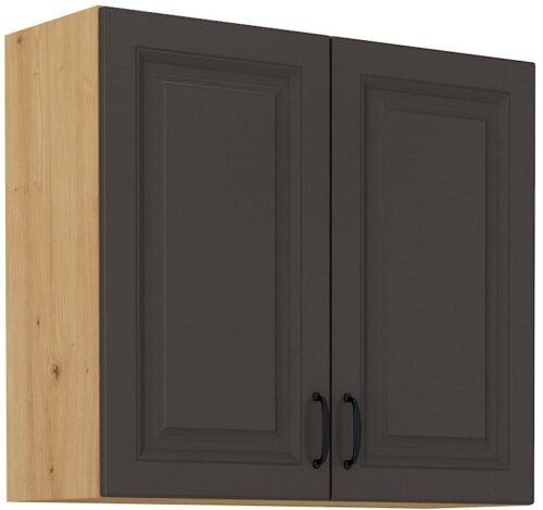 Wall cabinet 80 cm Stillo artisan/graphite color 80 G-72 2F