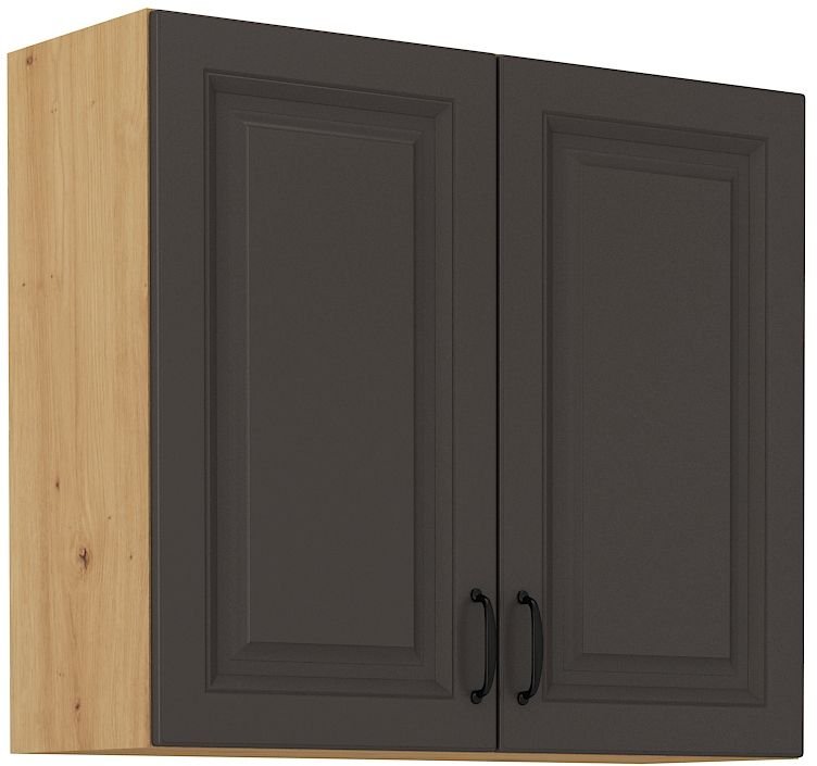 Wall cabinet 80 cm Stillo artisan/graphite color 80 G-72 2F