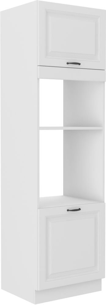 60 cm column cabinet with oven and microwave Stillo white 60 DPM-210 2F