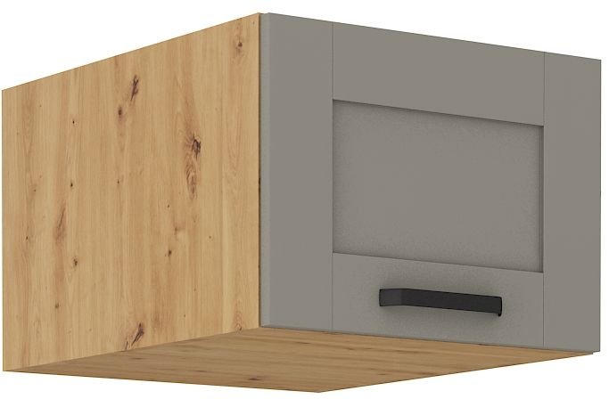 Low deep wall cabinet 50 cm Luna artisan/clay grey 50 NAGU-36 1F