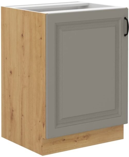 Base cabinet 60 cm Stillo artisan/clay grey 60 D 1F BB