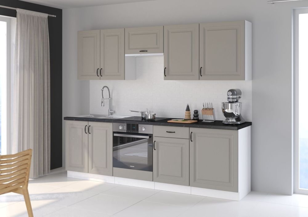 Base cabinet 80 cm Stillo white/clay grey 80 D 2F BB - Image 7