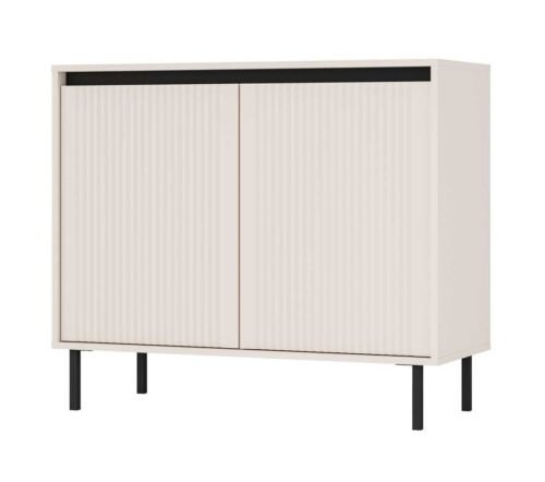 Osaka 2F chest of drawers with cabinets, beige