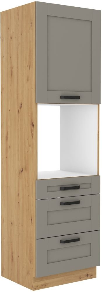 60 cm column oven with drawers Luna artisan/claygrey 60 DPS-210 3S 1F