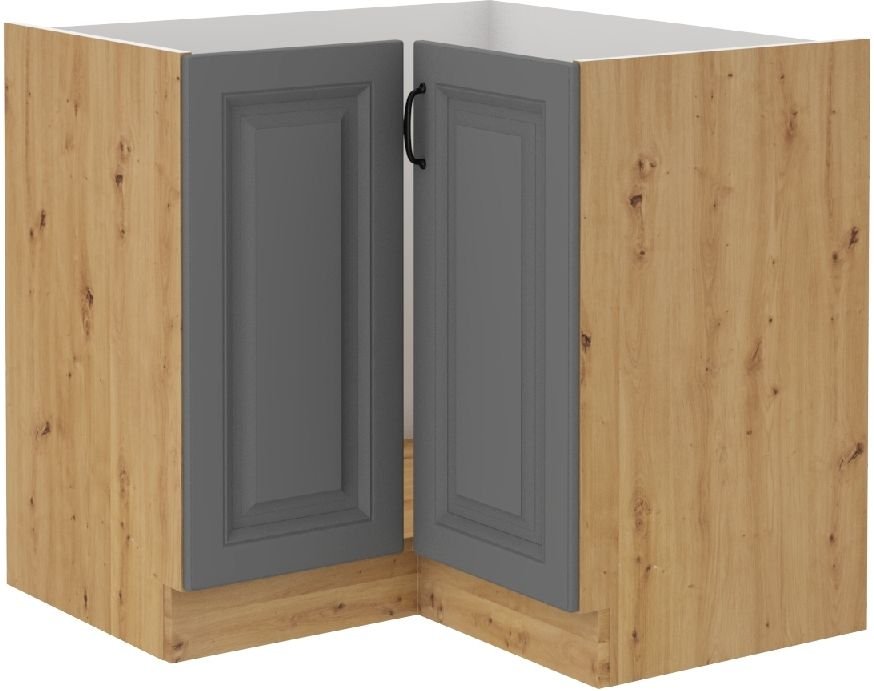 Base corner cabinet 90/90 cm Stillo artistic colors/dust gray 90x90 ND 2F BB