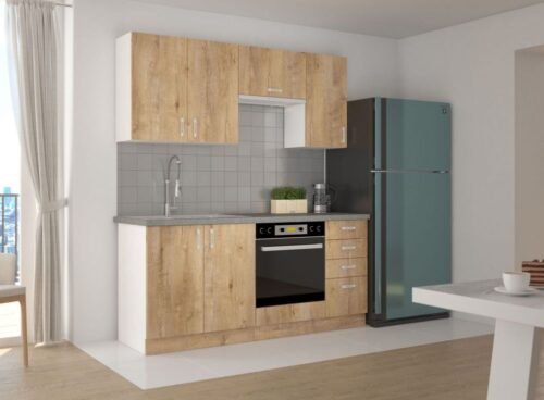 Sara kitchen 180 cm Lefkas oak